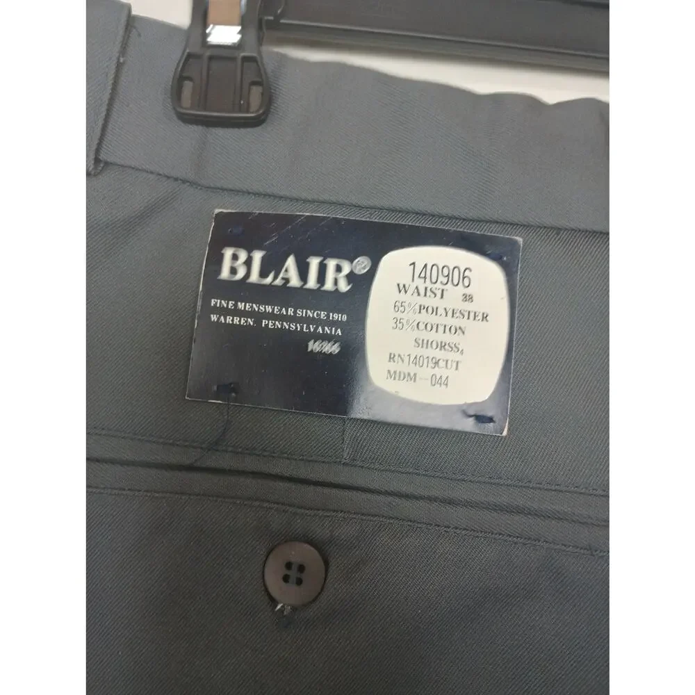 NWT Vintage Blair Gray Men’s Shorts Size 38 70s 80s‎ Dress Shorts Church Holiday